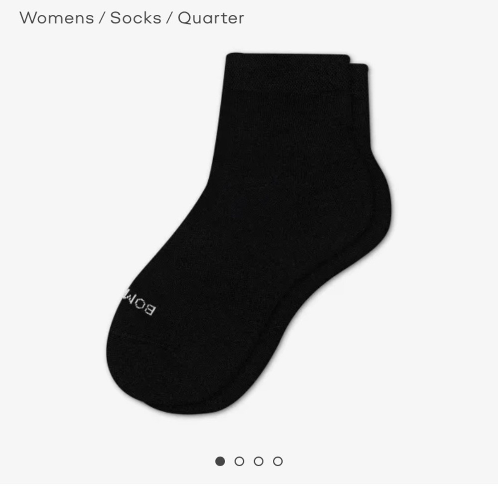 NWT Bombas Medium Lightweight Quarter Dress Socks